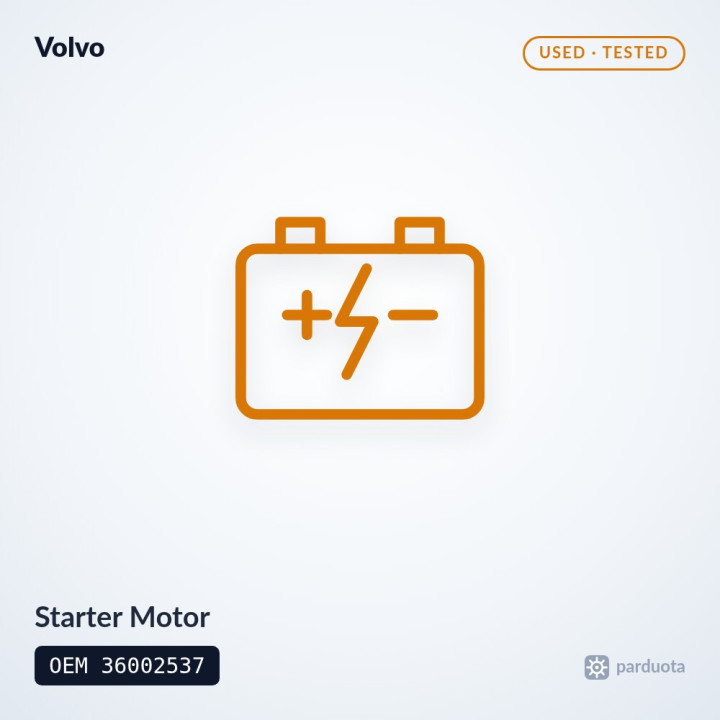 Starter Motor - Volvo XC60 D5 2008-2017