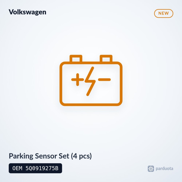Parking Sensor Set (4 pcs) - Volkswagen Tiguan 2016-2023