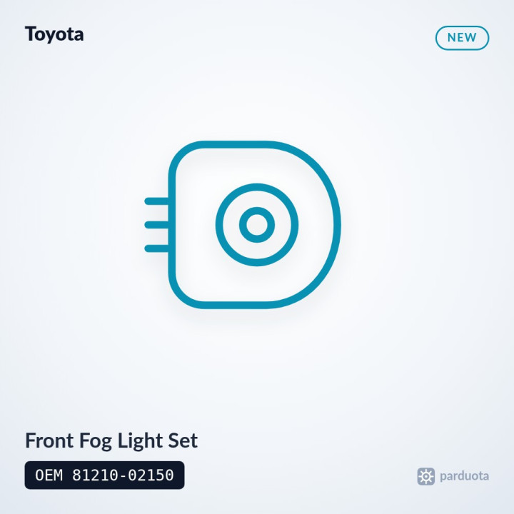 Front Fog Light Set - Toyota Corolla E210 2019-2023