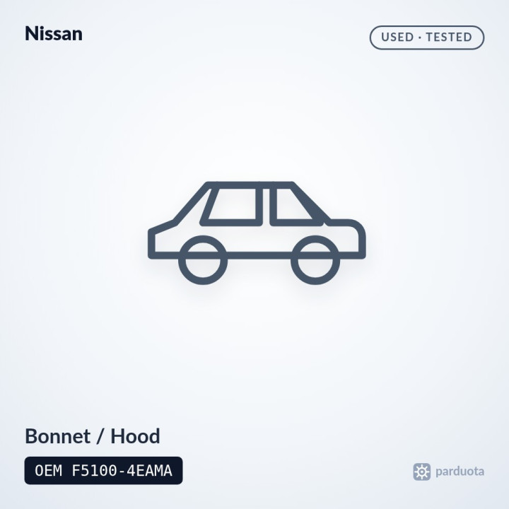 Bonnet / Hood - Nissan Qashqai J11 2014-2017