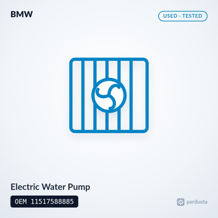 Electric Water Pump - BMW 520i F10 2011-2016