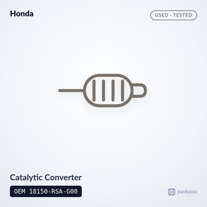 Catalytic Converter - Honda Civic 1.8 i-VTEC 2006-2011
